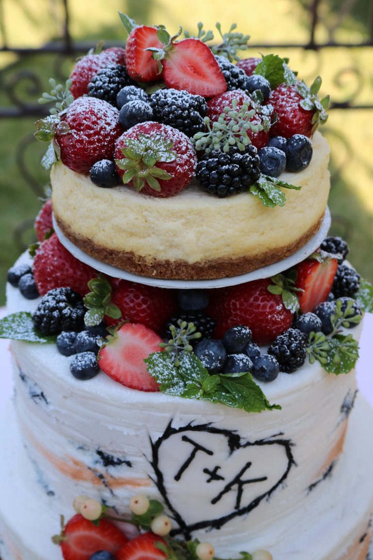 Cheesecake & Buttercream Aspen Tree Wedding Cake Rexburg Cakes